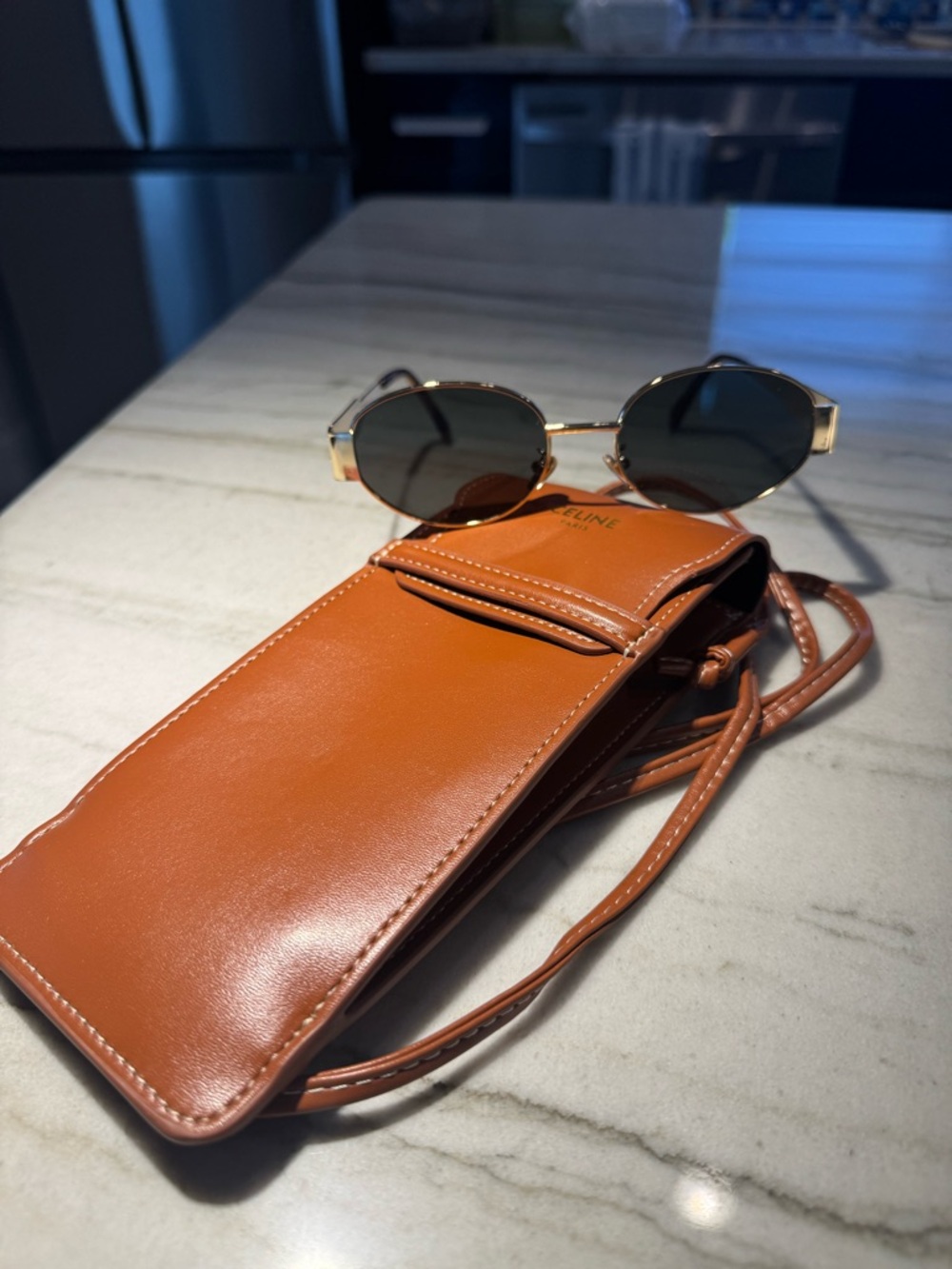 “Celine” Oval Sunglasses